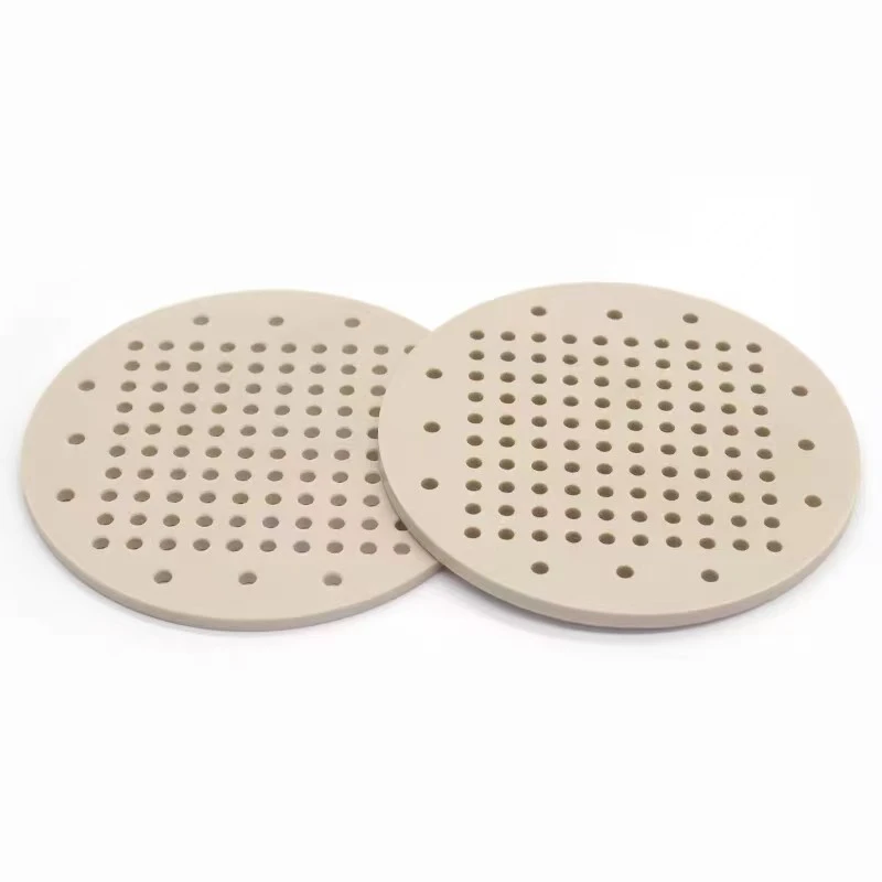Custom precision CNC machined PEEK orifice plate