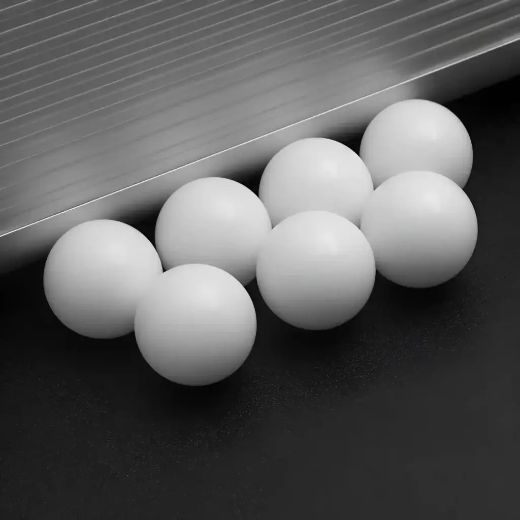 High-precision solid PTFE balls for industrial valve and pump applications